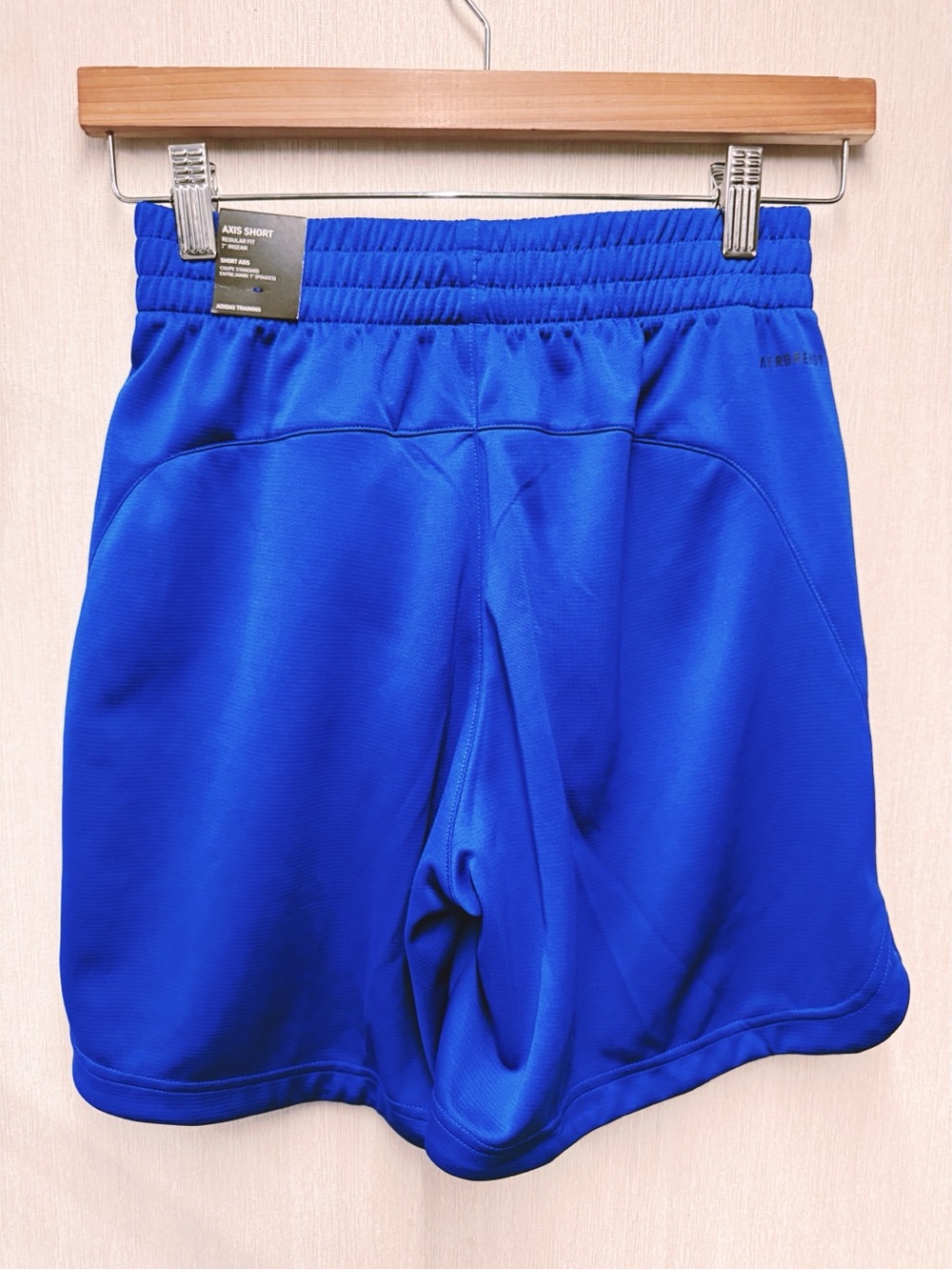 NWT Adidas Men’s Axis Knit 4.0 Royal Blue 7" Training Shorts, Size XS - Picture 4 of 9